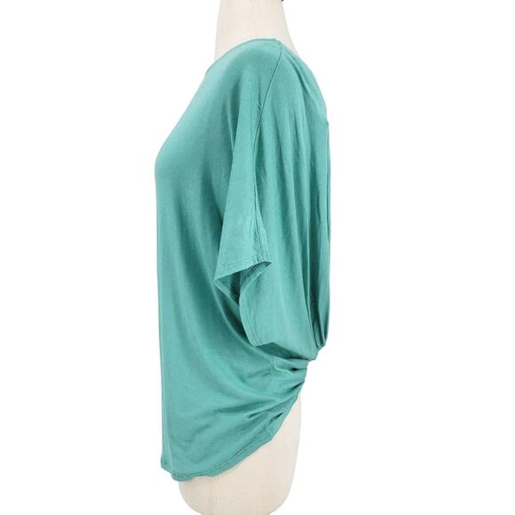 Twist Back Top TURQUOISE Blue Size Small NWT! - Picture 4 of 5